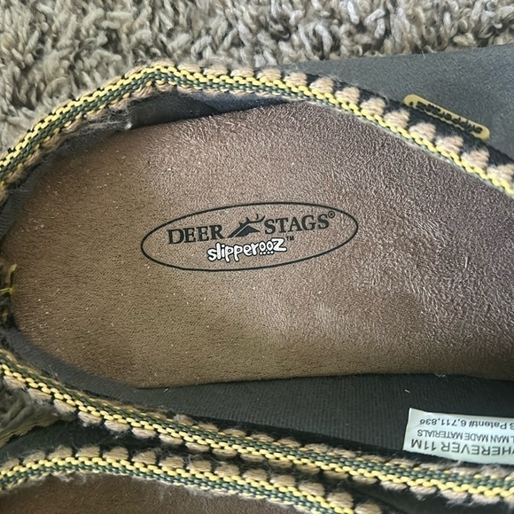 Deer Stags Slipperooz Wherever Mens Slippers Sz 11M main image 4